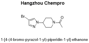 1-(4-(4-bromo-1H-pyrazol-1-yl)piperidin-1-yl)ethanone