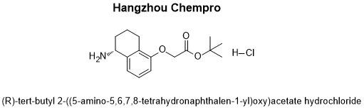 (R)-tert-butyl 2-((5-amino-5,6,7,8-tetrahydronaphthalen-1-yl)oxy)acetate hydrochloride