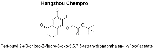 tert-butyl 2-((3-chloro-2-fluoro-5-oxo-5,6,7,8-tetrahydronaphthalen-1-yl)oxy)acetate