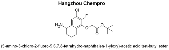 tert-butyl 2-((5-amino-3-chloro-2-fluoro-5,6,7,8-tetrahydronaphthalen-1-yl)oxy)acetate