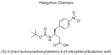(S)-3-((tert-butoxycarbonyl)amino)-4-(4-nitrophenyl)butanoic acid