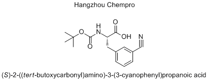 (S)-2-((tert-butoxycarbonyl)amino)-3-(3-cyanophenyl)propanoic acid