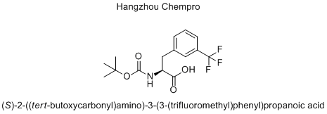 (S)-2-((tert-butoxycarbonyl)amino)-3-(3-(trifluoromethyl)phenyl)propanoic acid