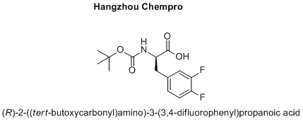 (R)-2-((tert-butoxycarbonyl)amino)-3-(3,4-difluorophenyl)propanoic acid
