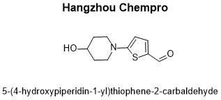 5-(4-hydroxypiperidin-1-yl)thiophene-2-carbaldehyde