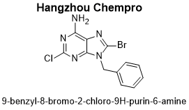 9-benzyl-8-bromo-2-chloro-9H-purin-6-amine