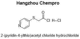 2-(pyridin-4-ylthio)acetyl chloride hydrochloride