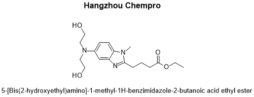 ethyl 4-(5-(bis(2-hydroxyethyl)amino)-1-methyl-1H-benzo[d]imidazol-2-yl)butanoate