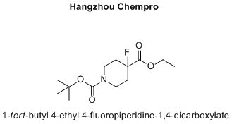 1-tert-butyl 4-ethyl 4-fluoropiperidine-1,4-dicarboxylate