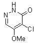 4-氯-5-甲氧基哒嗪-3(2H)-酮