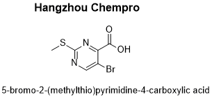5-bromo-2-(methylthio)pyrimidine-4-carboxylic acid