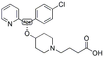 4-(4-[(1S)(4-CHLOROPHENYL)-2-PYRIDYLMETHOXY]PIPERIDYL)BUTANOIC ACID