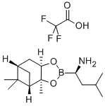 (aR,3aS,4S,6S,7aR)-Hexahydro-3a,8,8-trimethyl-alpha-(2-methylpropyl)-4,6-methano-1,3,2-benzodioxaborole-2-methanamine 2,2,2-trifluoroacetate