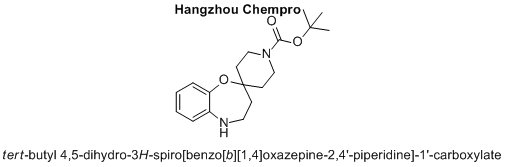 tert-butyl 4,5-dihydro-3H-spiro[benzo[b][1,4]oxazepine-2,4'-piperidine]-1'-carboxylate