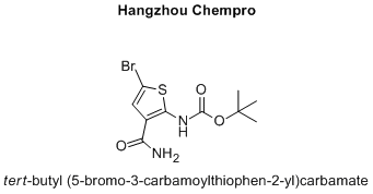 tert-butyl (5-bromo-3-carbamoylthiophen-2-yl)carbamate