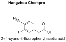 2-(4-cyano-3-fluorophenyl)acetic acid