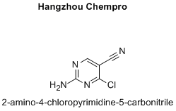 2-amino-4-chloropyrimidine-5-carbonitrile