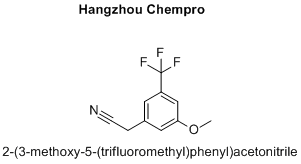 2-(3-methoxy-5-(trifluoromethyl)phenyl)acetonitrile