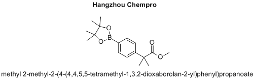 methyl 2-methyl-2-(4-(4,4,5,5-tetramethyl-1,3,2-dioxaborolan-2-yl)phenyl)propanoate