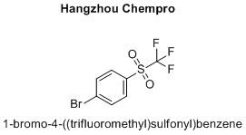 1-bromo-4-((trifluoromethyl)sulfonyl)benzene