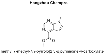 methyl 7-methyl-7H-pyrrolo[2,3-d]pyrimidine-4-carboxylate