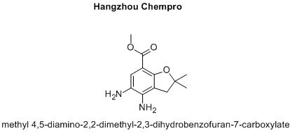 methyl 4,5-diamino-2,2-dimethyl-2,3-dihydrobenzofuran-7-carboxylate