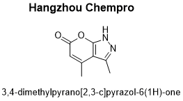 3,4-dimethylpyrano[2,3-c]pyrazol-6(1H)-one