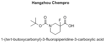 1-(tert-butoxycarbonyl)-3-fluoropiperidine-3-carboxylic acid