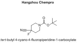 tert-butyl 4-cyano-4-fluoropiperidine-1-carboxylate