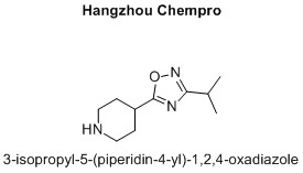 3-isopropyl-5-(piperidin-4-yl)-1,2,4-oxadiazole