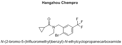 N-(2-bromo-5-(trifluoromethyl)benzyl)-N-ethylcyclopropanecarboxamide