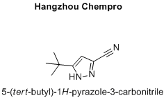 5-(tert-butyl)-1H-pyrazole-3-carbonitrile