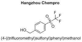 (4-((trifluoromethyl)sulfonyl)phenyl)methanol