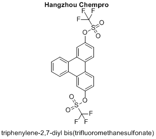 triphenylene-2,7-diyl bis(trifluoromethanesulfonate)