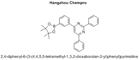 2,4-diphenyl-6-(3-(4,4,5,5-tetramethyl-1,3,2-dioxaborolan-2-yl)phenyl)pyrimidine