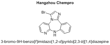 3-bromo-9H-benzo[f]imidazo[1,2-d]pyrido[2,3-b][1,4]diazepine