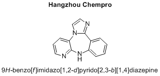 9H-benzo[f]imidazo[1,2-d]pyrido[2,3-b][1,4]diazepine
