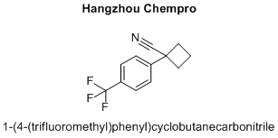 1-(4-(trifluoromethyl)phenyl)cyclobutanecarbonitrile