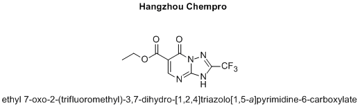 ethyl 7-oxo-2-(trifluoromethyl)-3,7-dihydro-[1,2,4]triazolo[1,5-a]pyrimidine-6-carboxylate