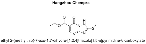 ethyl 2-(methylthio)-7-oxo-1,7-dihydro-[1,2,4]triazolo[1,5-a]pyrimidine-6-carboxylate