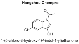 1-(5-chloro-3-hydroxy-1H-indol-1-yl)ethanone