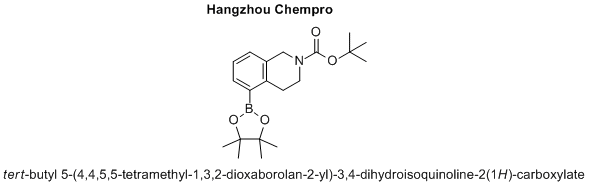 tert-butyl 5-(4,4,5,5-tetramethyl-1,3,2-dioxaborolan-2-yl)-3,4-dihydroisoquinoline-2(1H)-carboxylate