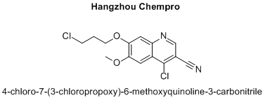 4-chloro-7-(3-chloropropoxy)-6-methoxyquinoline-3-carbonitrile