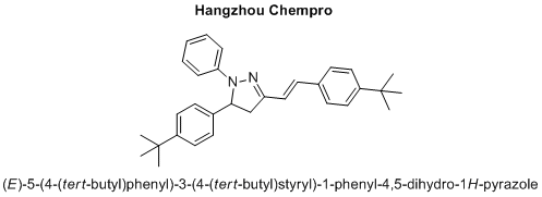 (E)-5-(4-(tert-butyl)phenyl)-3-(4-(tert-butyl)styryl)-1-phenyl-4,5-dihydro-1H-pyrazole