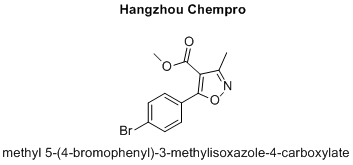 methyl 5-(4-bromophenyl)-3-methylisoxazole-4-carboxylate