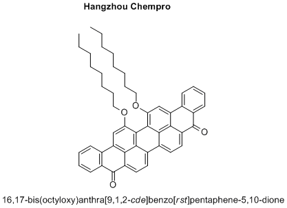 16,17-bis(octyloxy)anthra[9,1,2-cde]benzo[rst]pentaphene-5,10-dione