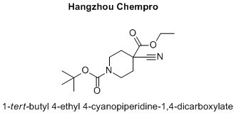 1-tert-butyl 4-ethyl 4-cyanopiperidine-1,4-dicarboxylate