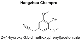 2-(4-hydroxy-3,5-dimethoxyphenyl)acetonitrile