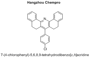 7-(4-chlorophenyl)-5,6,8,9-tetrahydrodibenzo[c,h]acridine