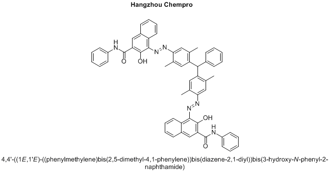 4,4'-((1E,1'E)-((phenylmethylene)bis(2,5-dimethyl-4,1-phenylene))bis(diazene-2,1-diyl))bis(3-hydroxy-N-phenyl-2-naphthamide)
